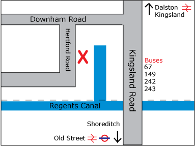 Hertford road map